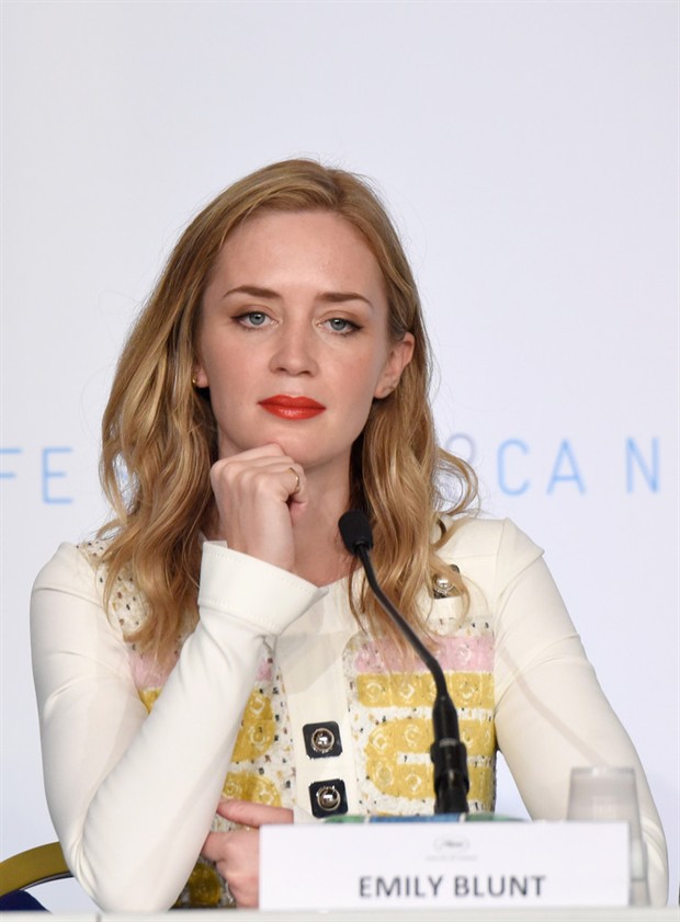 《边境杀手》戛纳发布会手记 艾米莉·布朗特