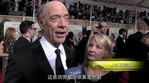 金球奖红毯众星独家视频采访 摩尔赞 爱丽丝 极