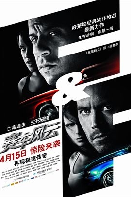 速度与激情4的海报