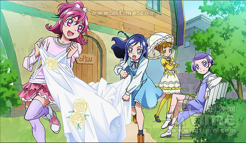 <em>电影版光之美少女</em>:连接未来的希望婚纱剧照#