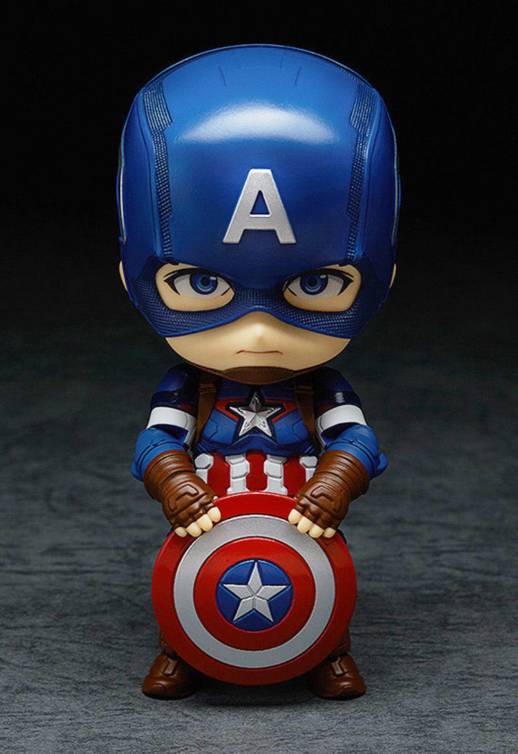 自营 gsc 复仇者联盟 粘土人 美国队长 heros 高10cm 灵活可动