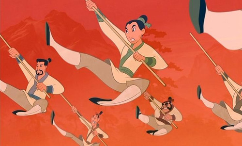 1998花木兰动画版迪斯尼精彩讲述中国的传统故事