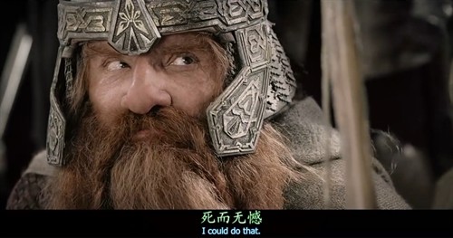 【《指环王3》金雳好萌,和王子骑在一匹马上】 在最后指环王3的魔都之