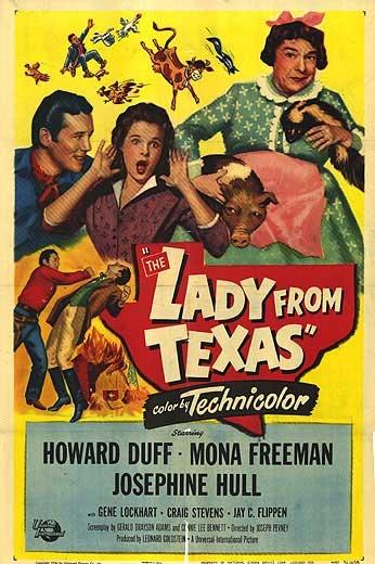 The Lady from Texas海报