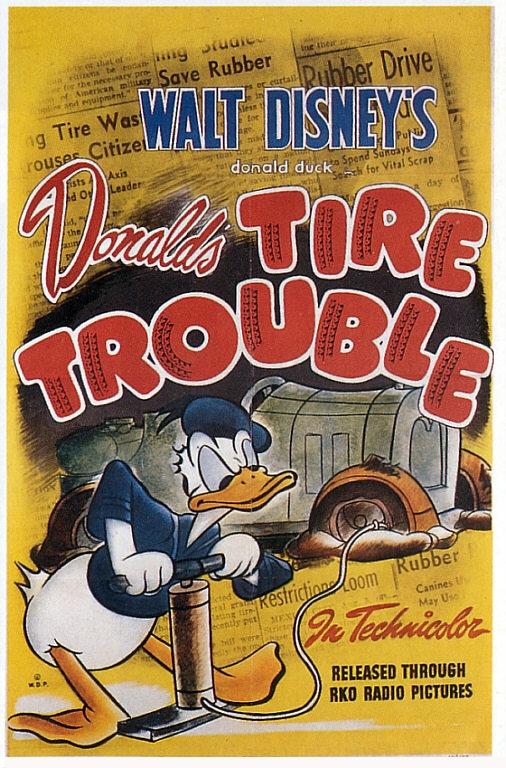 Donald's Tire Trouble海报