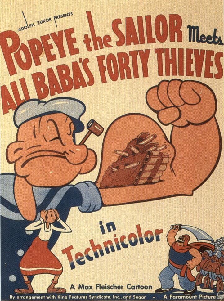 Popeye the Sailor Meets Ali Baba's Forty Thieves海报
