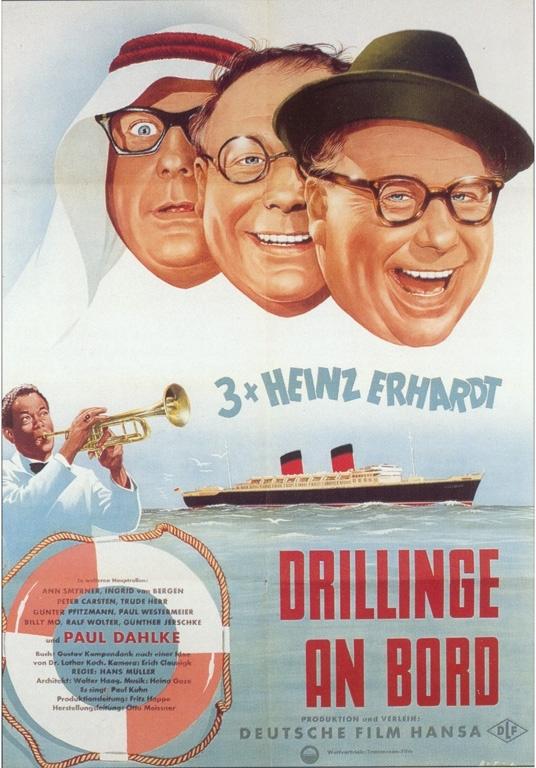 Drillinge an Bord海报