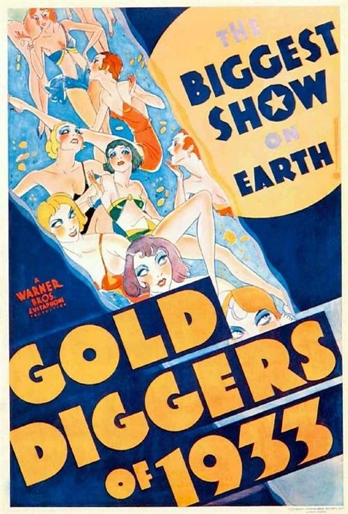 1933年淘金女郎海报