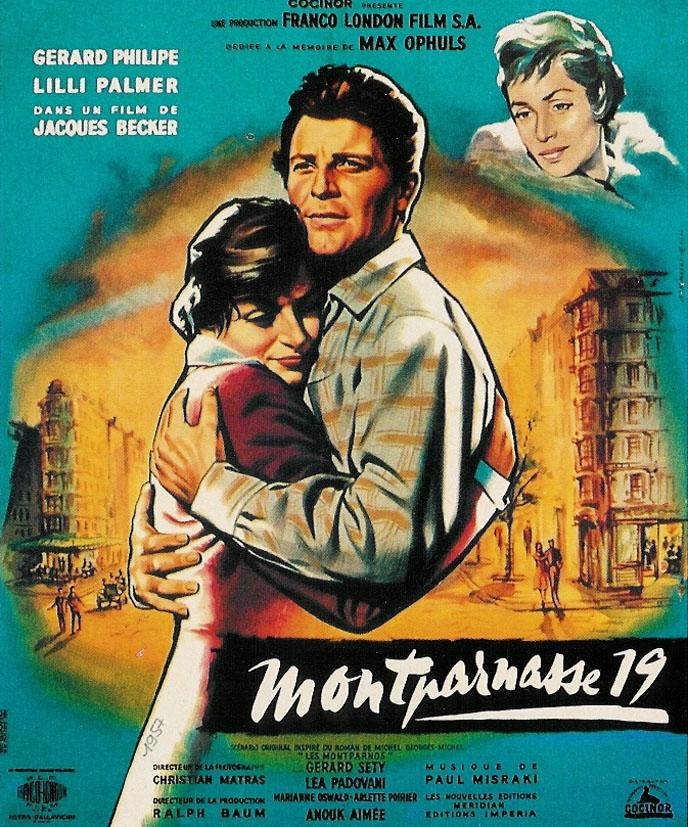 Amants de Montparnasse海报