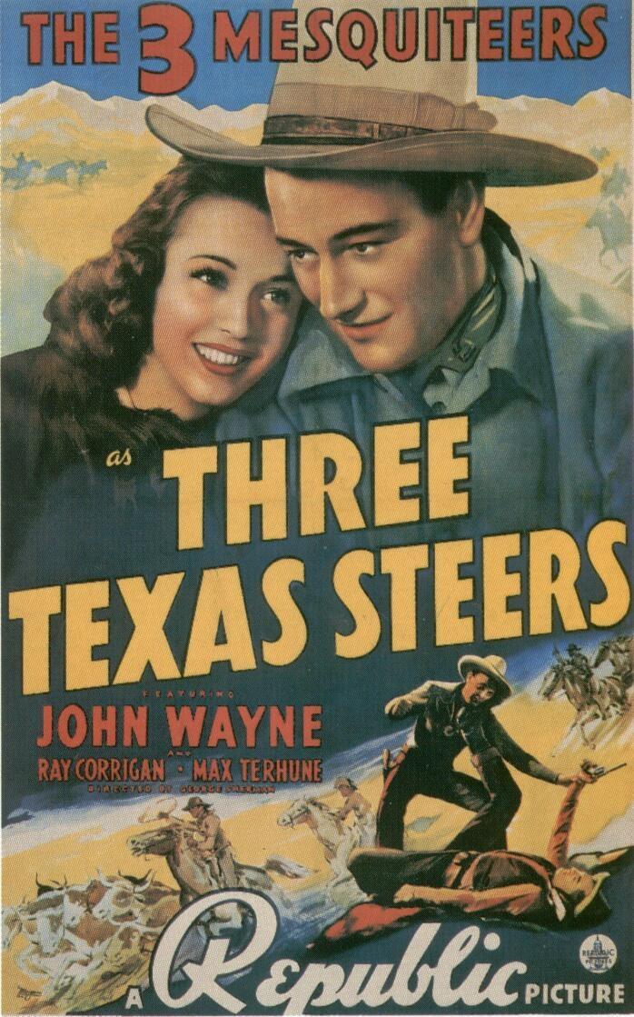 Three Texas Steers海报