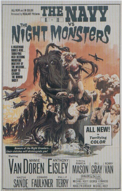 The Navy vs. the Night Monsters海报
