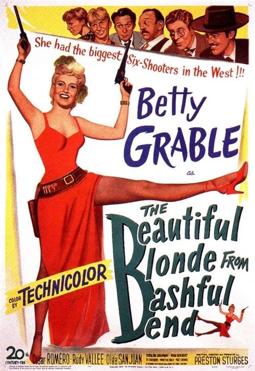 The Beautiful Blonde from Bashful Bend海报