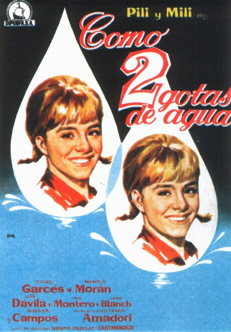 Como dos gotas de agua海报
