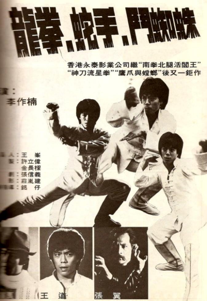 龙拳蛇手斗蜘蛛海报