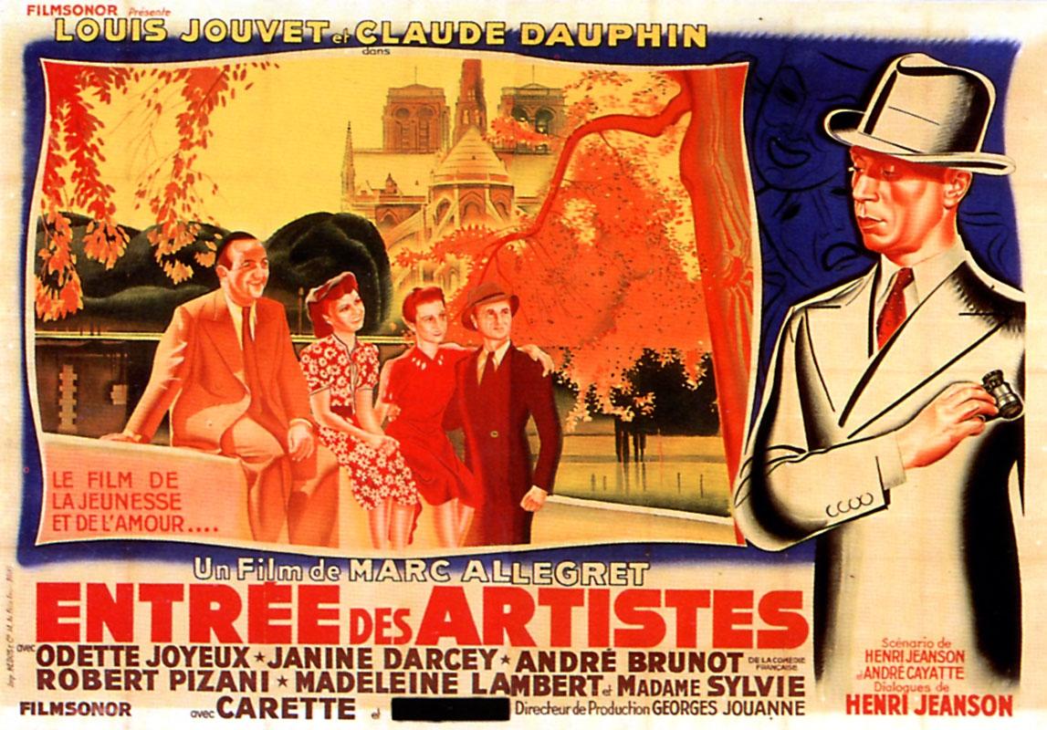 Entrée des artistes