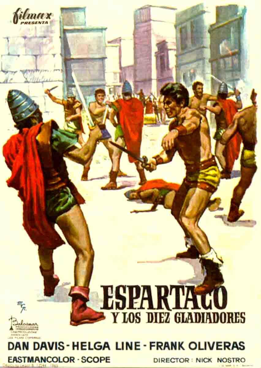 Invincibili dieci gladiatori, Gli