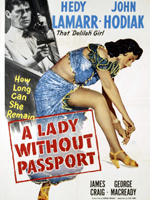 A Lady Without Passport海报