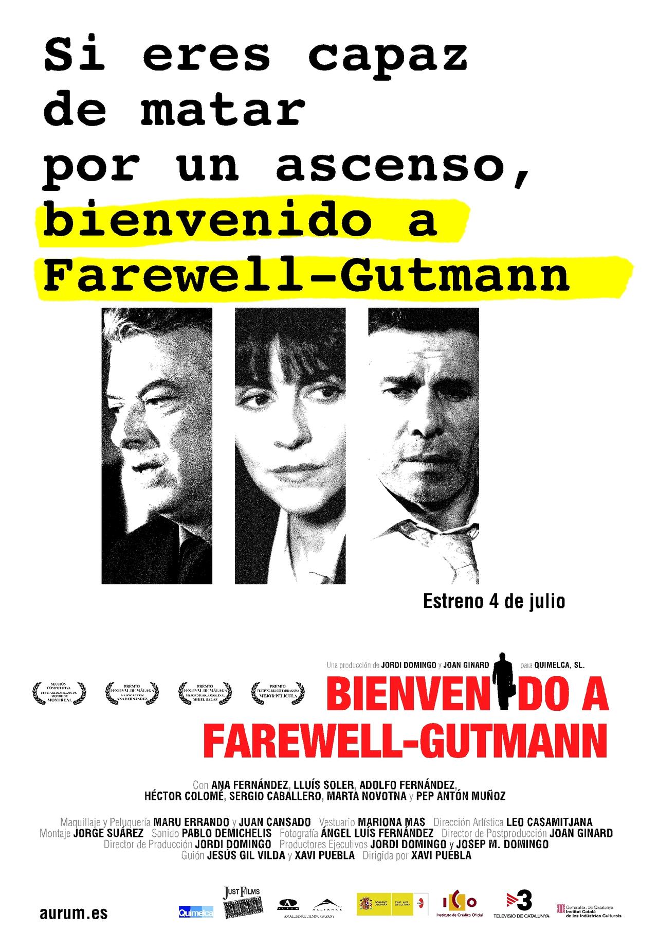 Bienvenido a Farewell-Gutmann海报