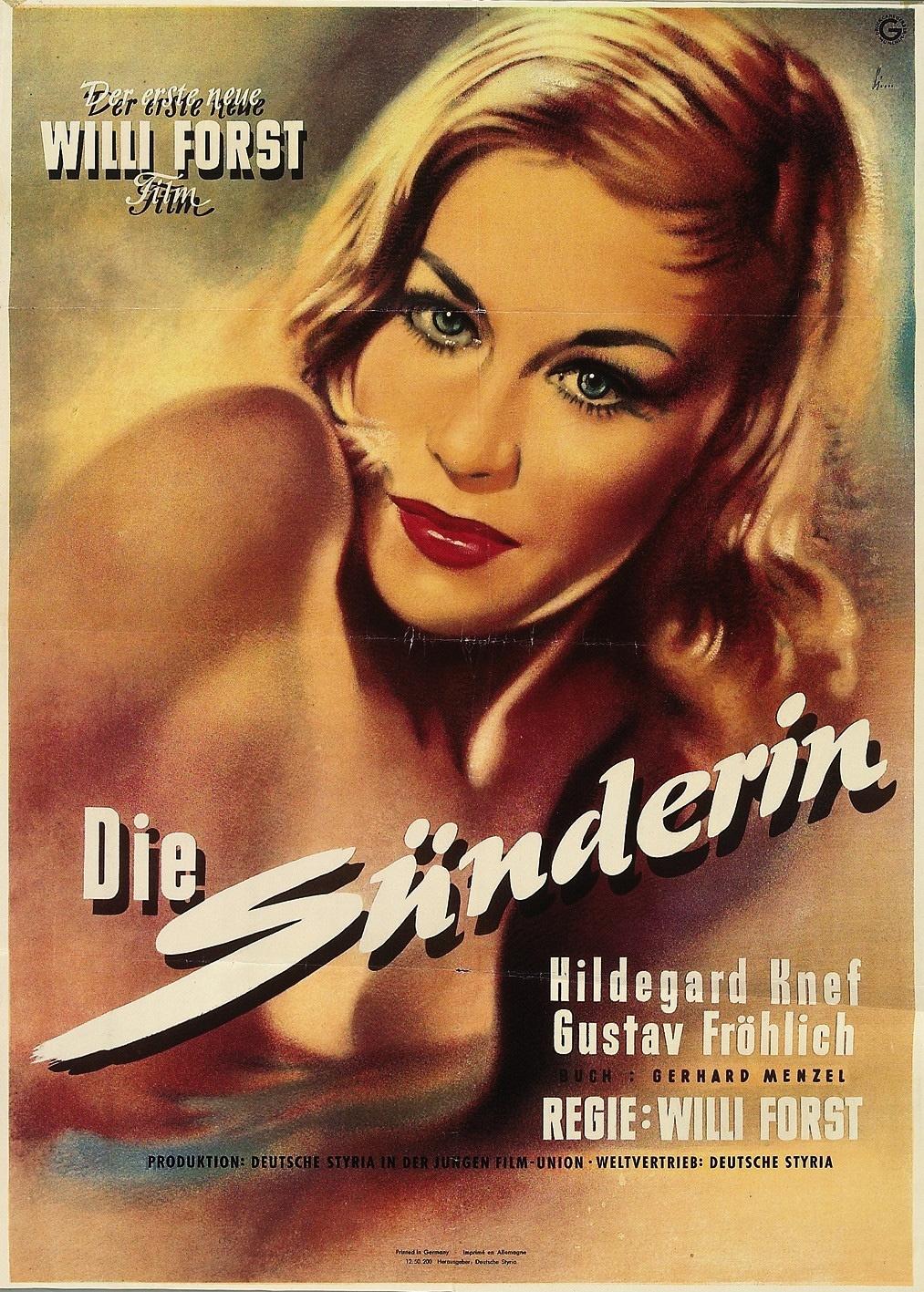 Die Sünderin海报