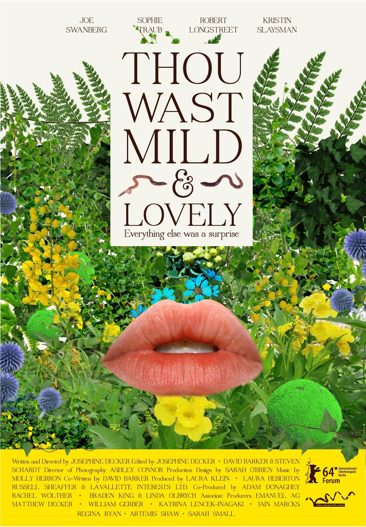 Thou Wast Mild and Lovely海报