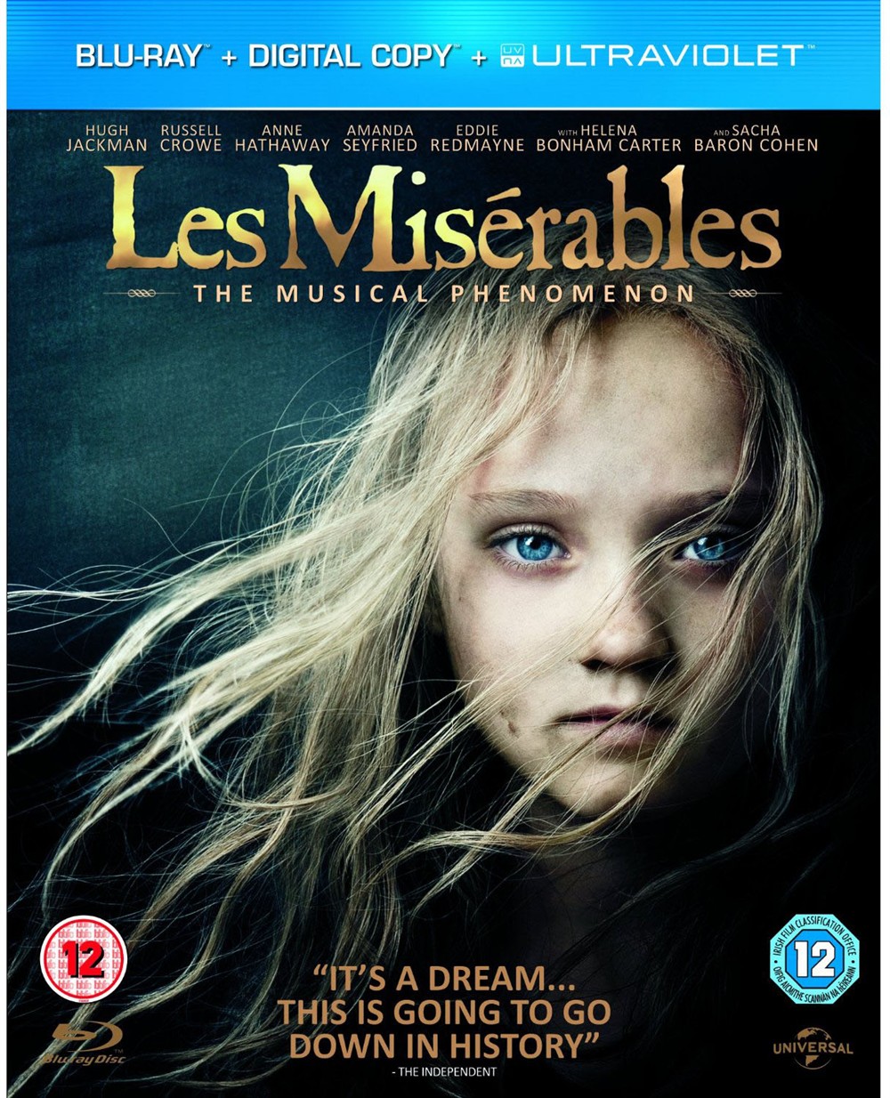 悲惨世界 蓝光封套 - mtime时光网