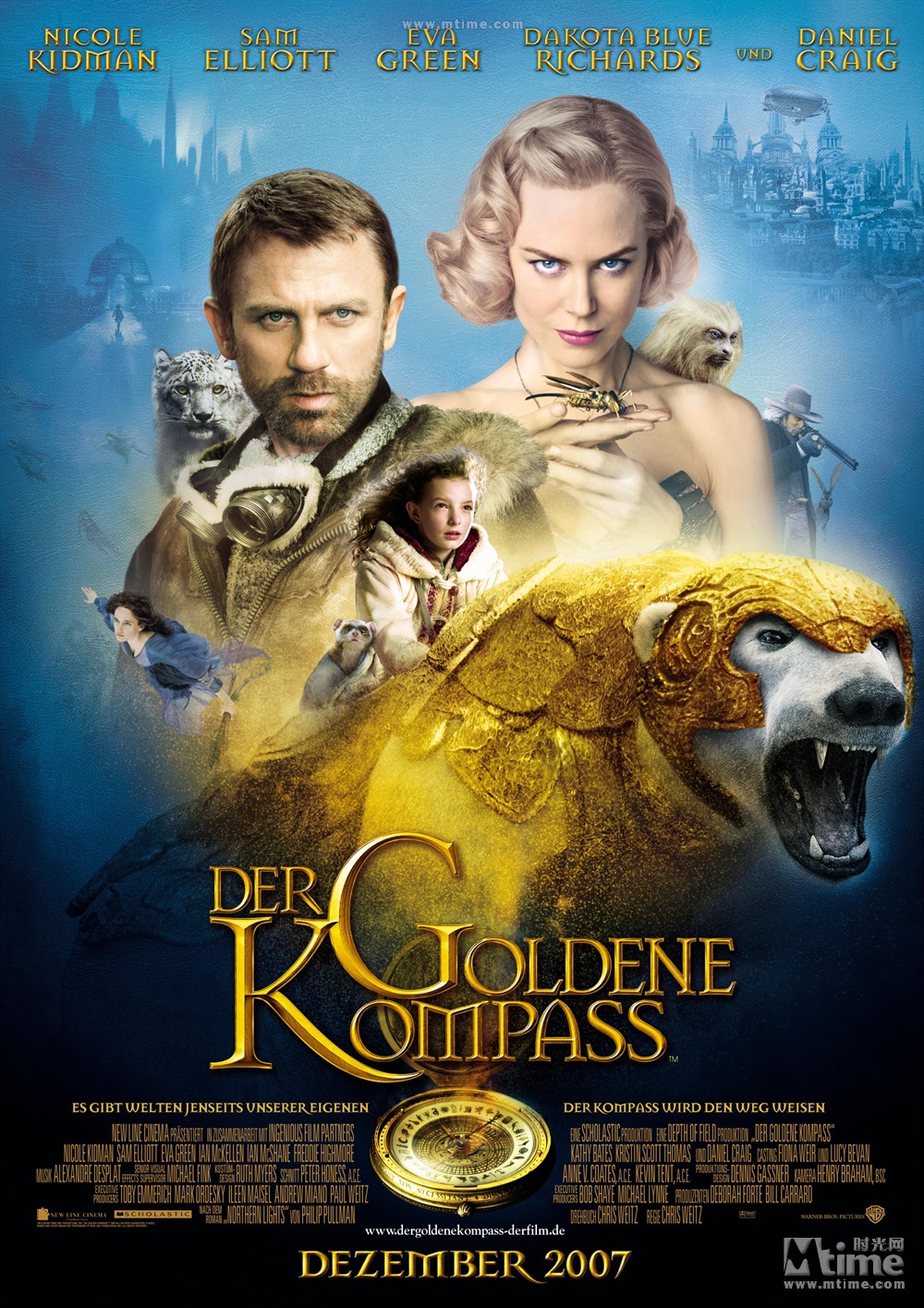 黄金罗盘 正式海报 - mtime时光网
