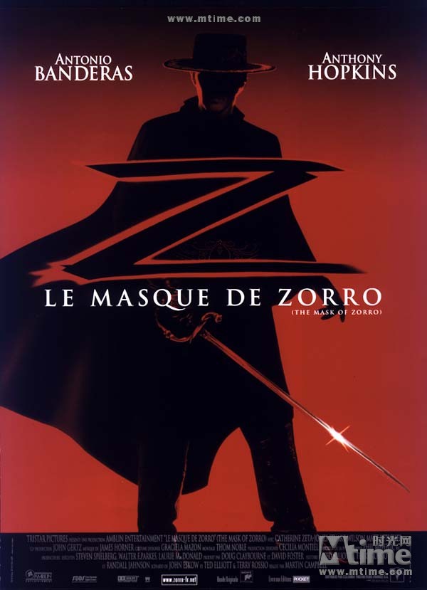 佐罗的面具 正式海报 - mtime时光网